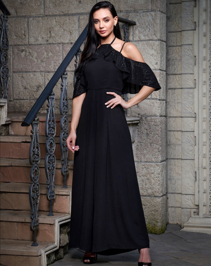 Black Halter Jumpsuit