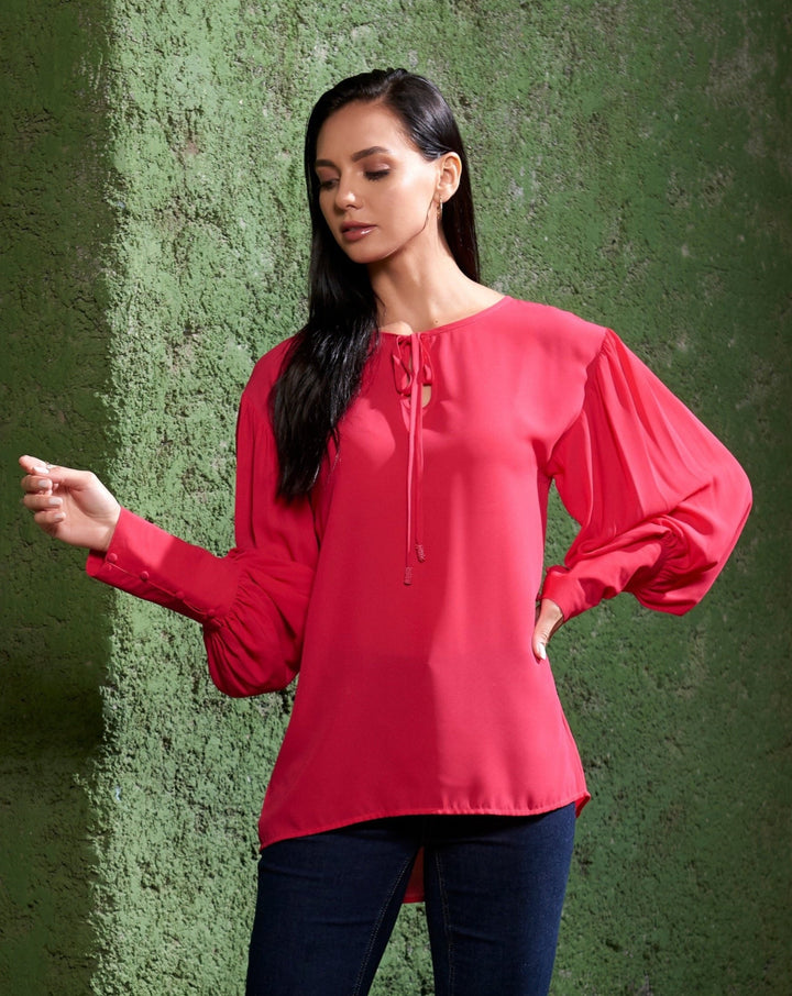 Hot Pink Blouse