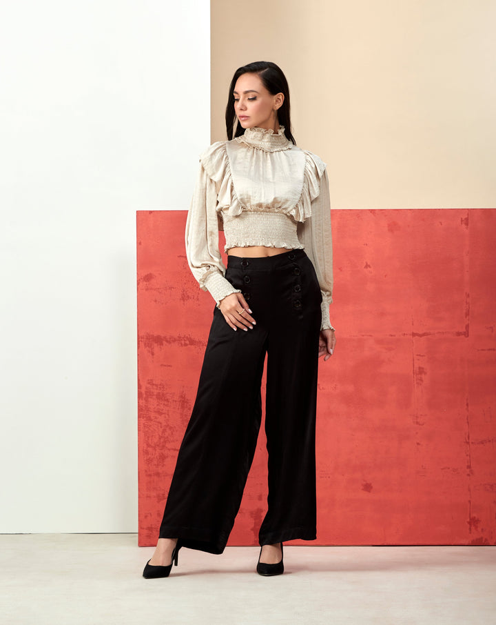 Cream Vintage Top