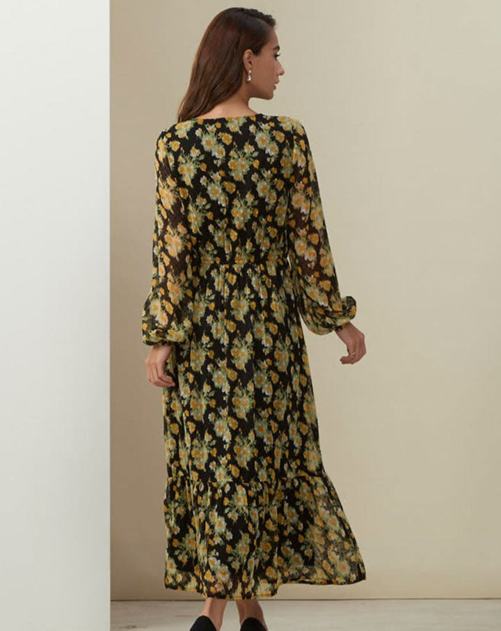 Black Floral Dress