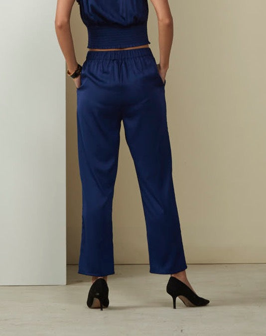 Blue Ankle Pants