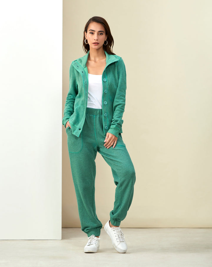 Green Button Down Jacket