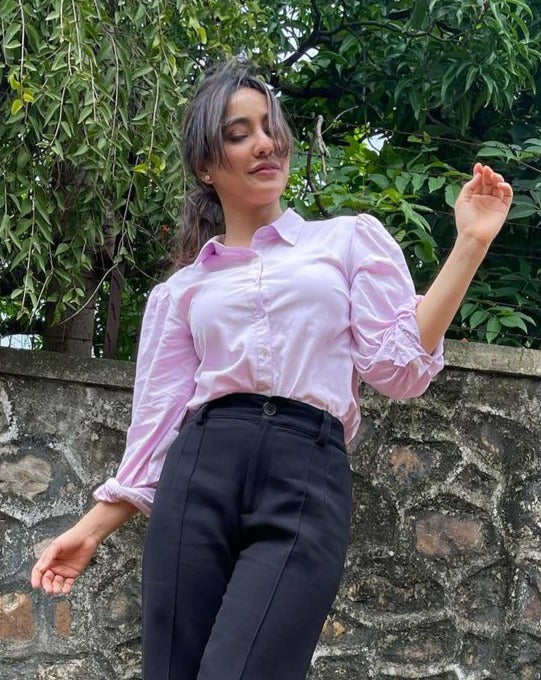 Pink Cuff Shirt