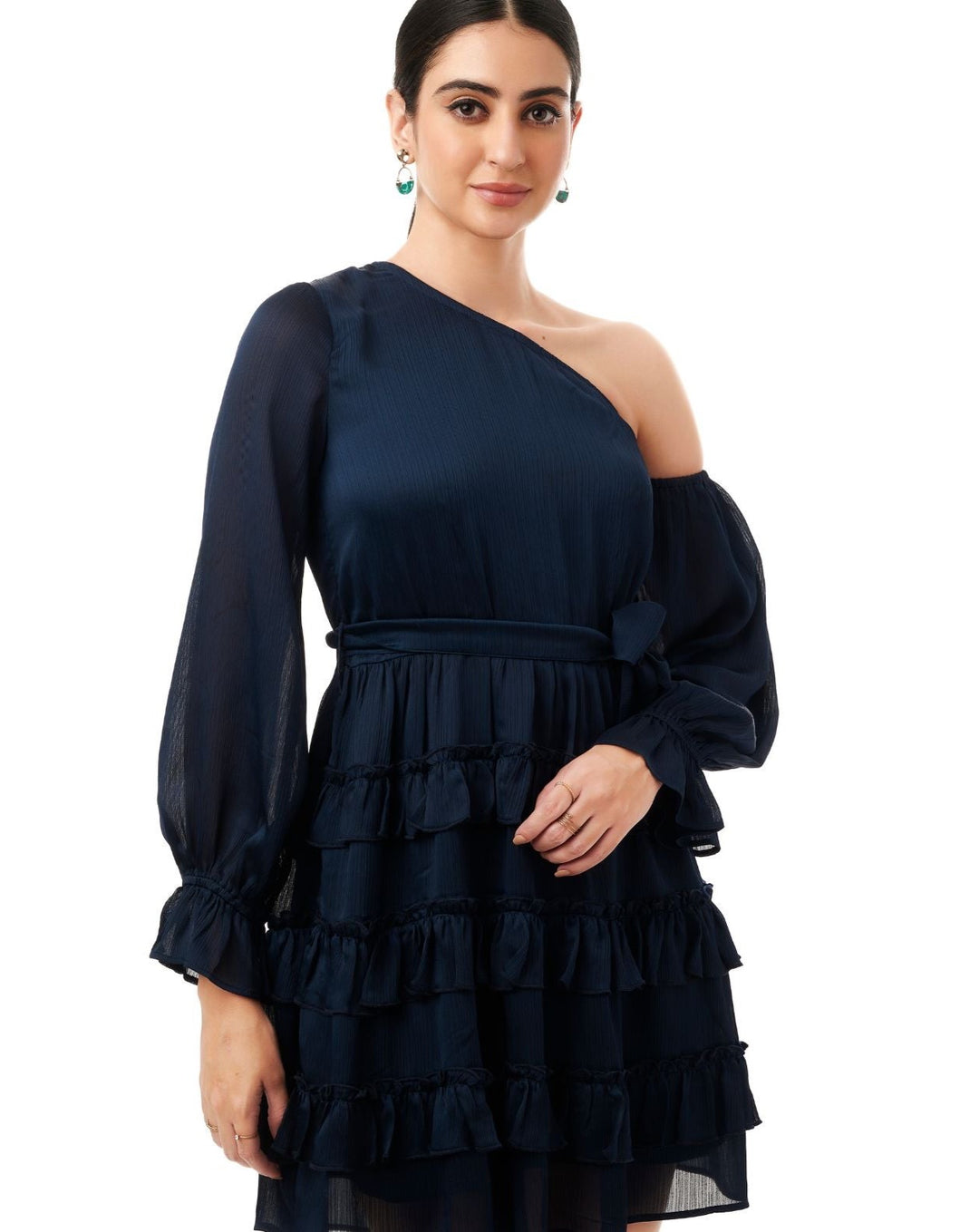 Azula One-Shoulder Short Dress