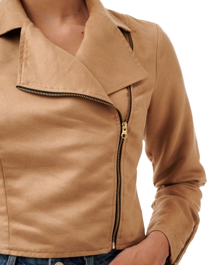 Jessica Short Suede Jacket