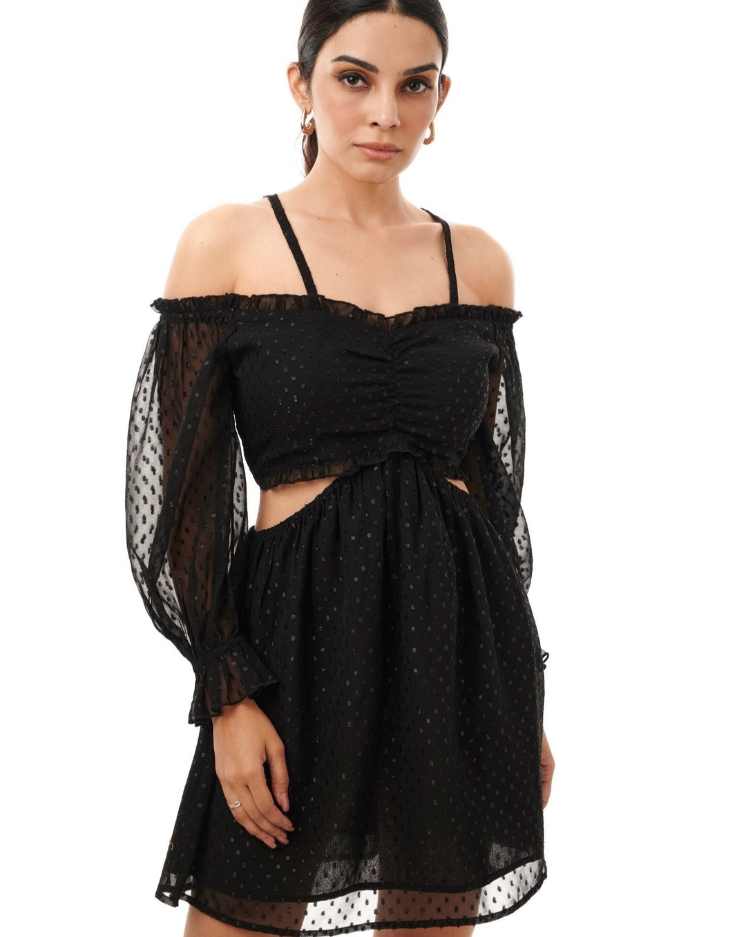 Ebony Cut-Out Mini Dress