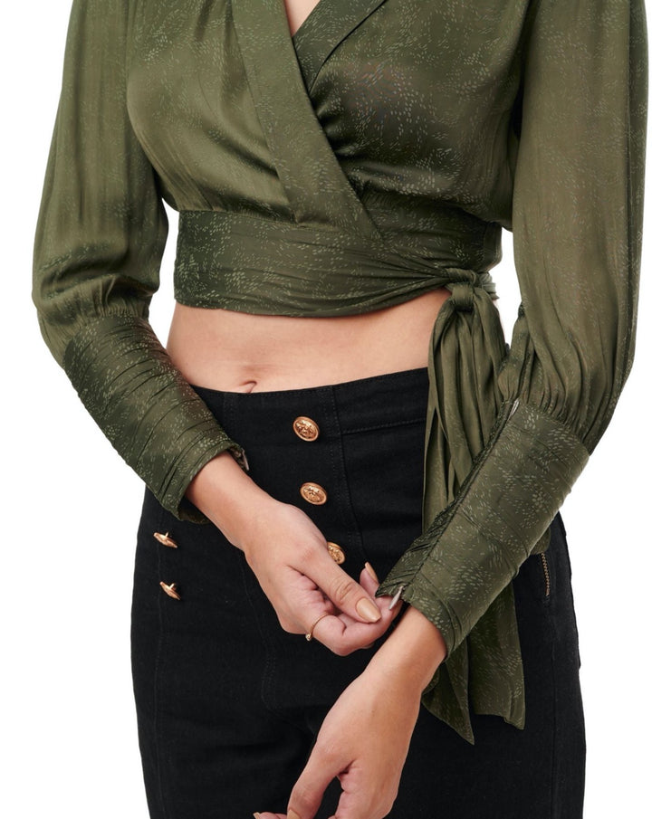 Eva Jacquard Crop Top