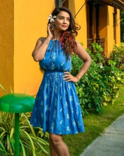 Cerulean Blue Dress