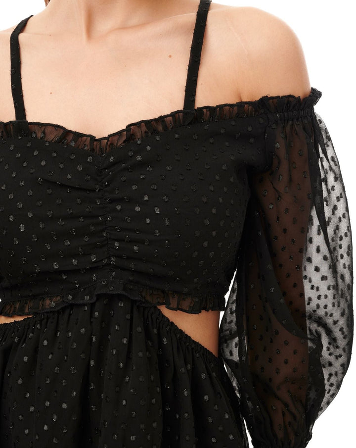 Ebony Cut-Out Mini Dress