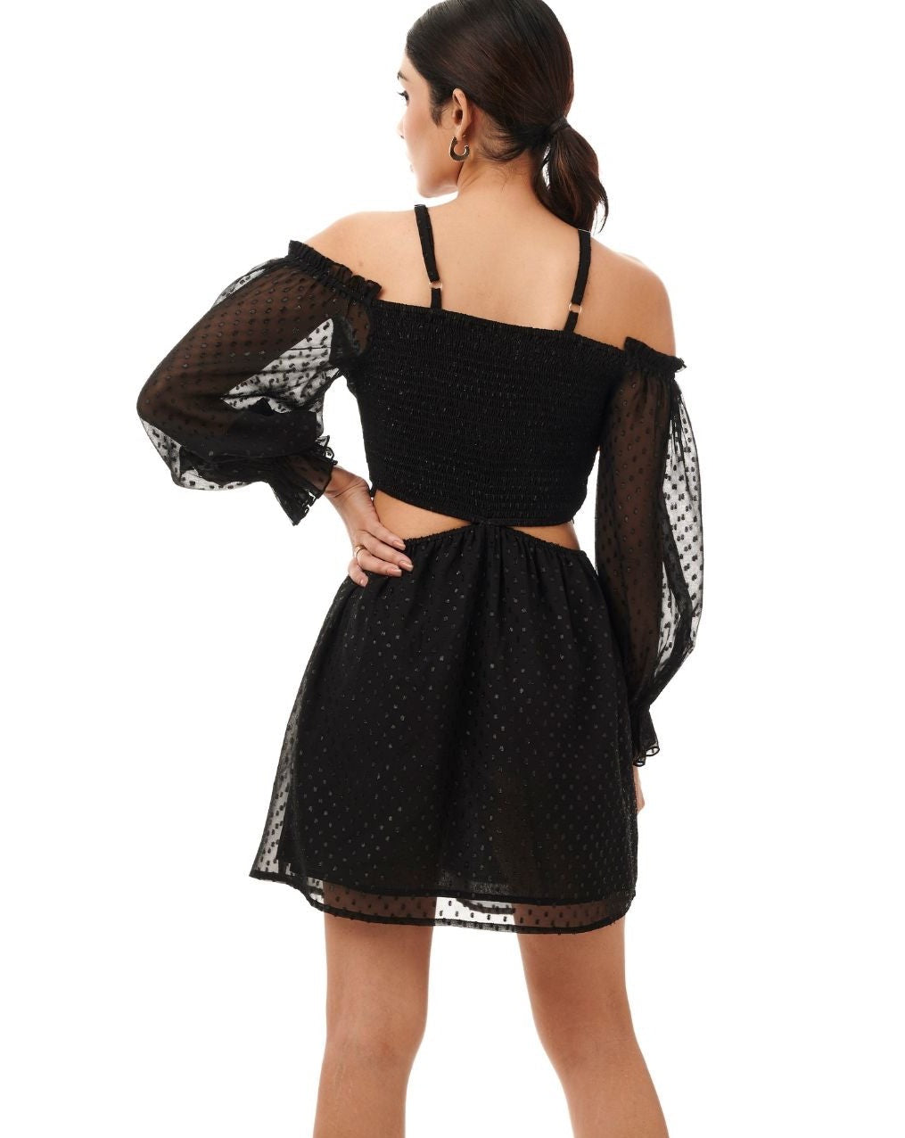Ebony Cut-Out Mini Dress