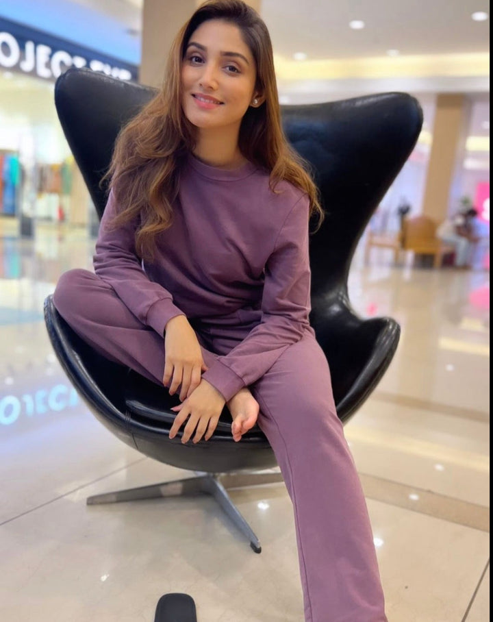 Purple Joggers