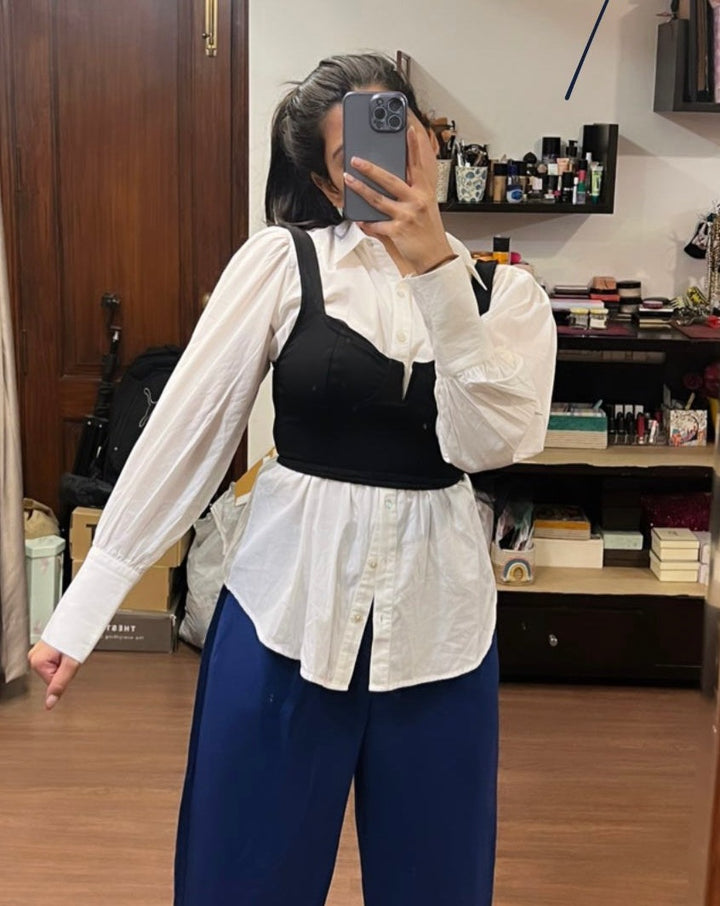 White Cuff Shirt