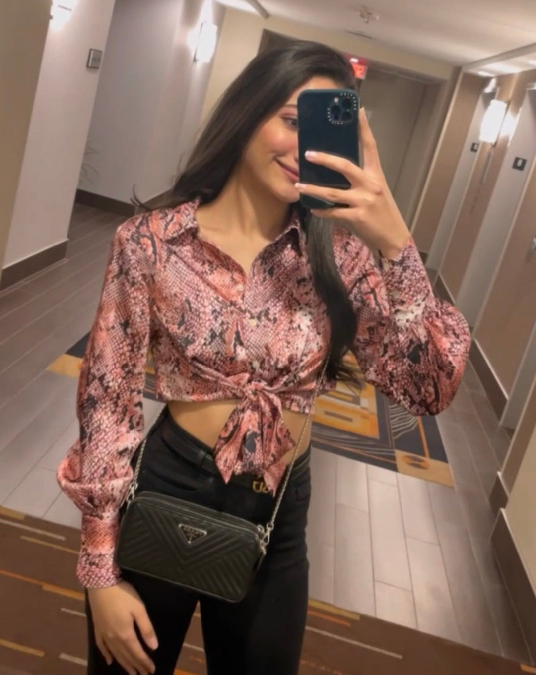 Snake Print Top