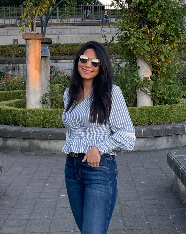 Striped Statement Top