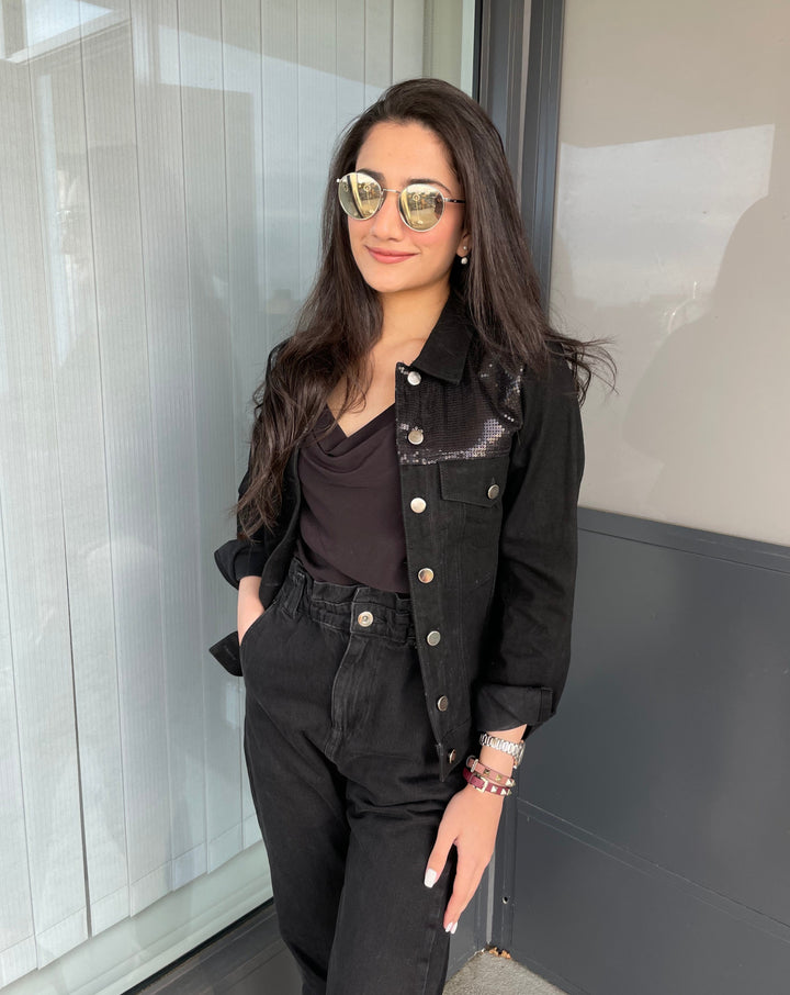 Black Sequin Jacket