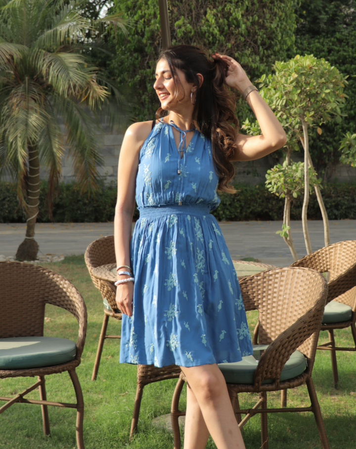 Cerulean Blue Dress