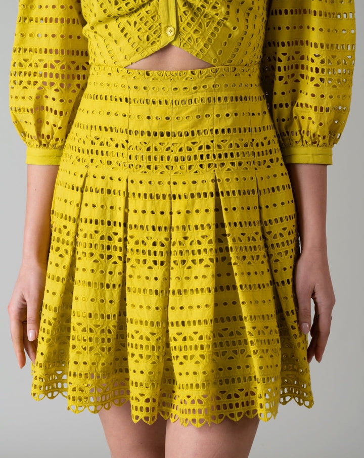 Nriti Shah In Our Thea Lime Dress