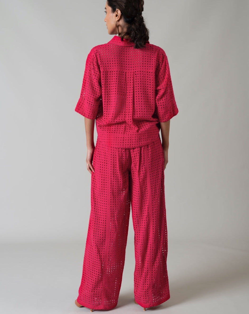 Clara Red Trouser