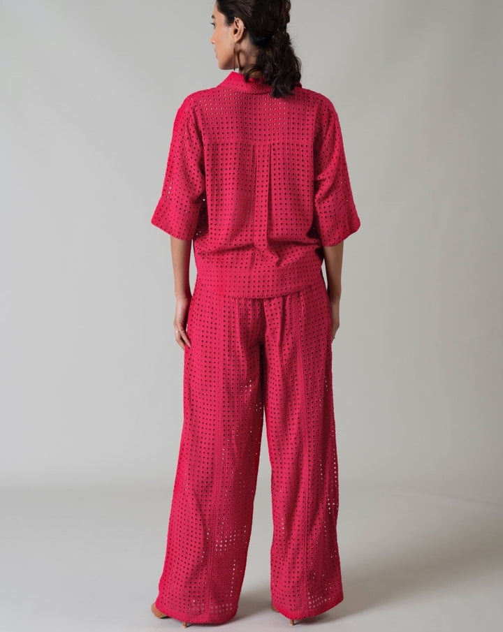 Clara Red Trouser