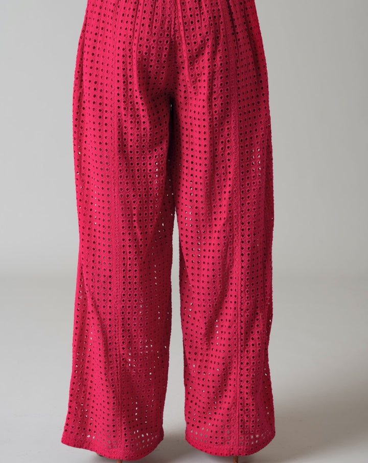 Clara Red Trouser