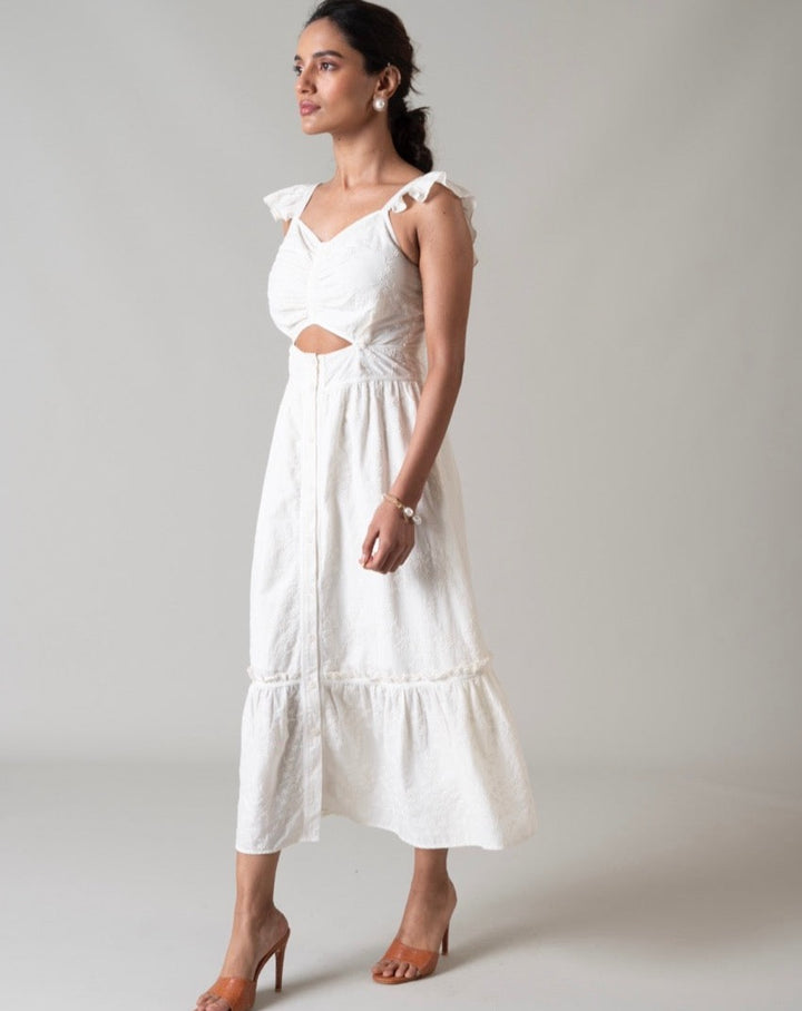 Chloe White Maxi Dress