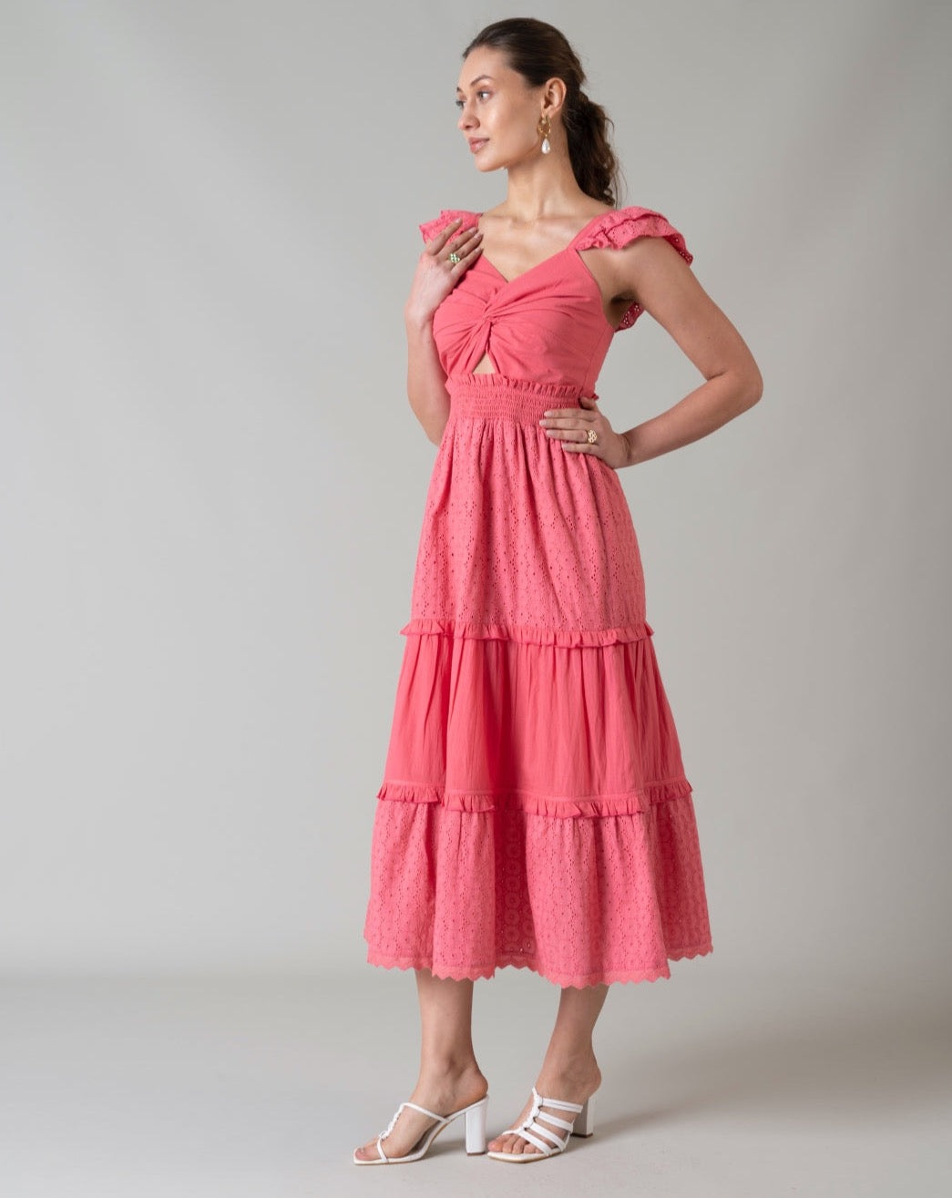 Elle Pink Maxi Dress