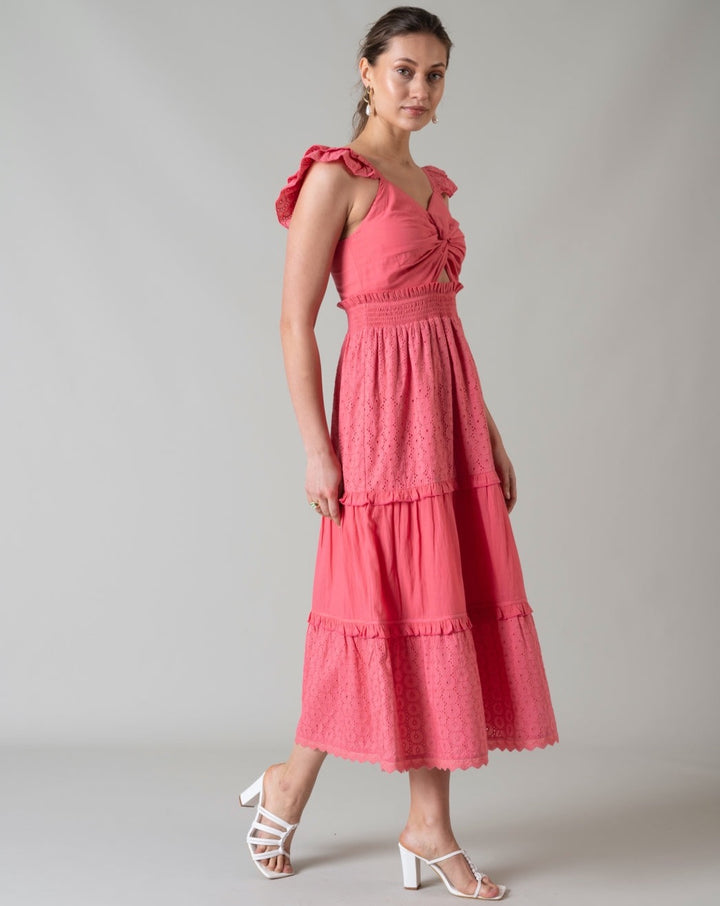 Elle Pink Maxi Dress