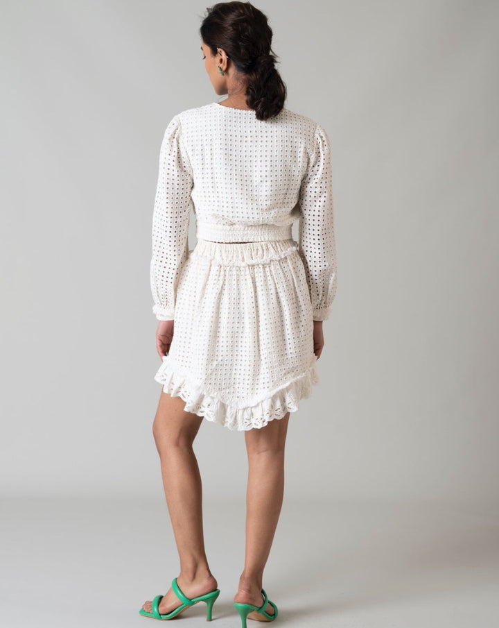 Ivory Short Skirt