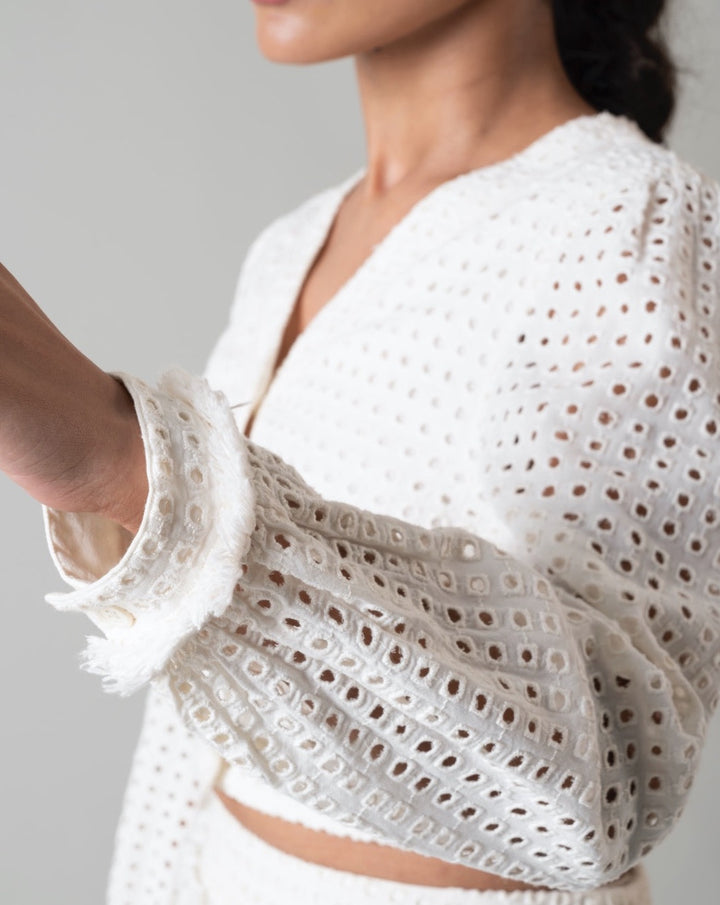 Ivory Short Top