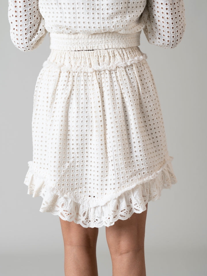 Ivory Short Skirt