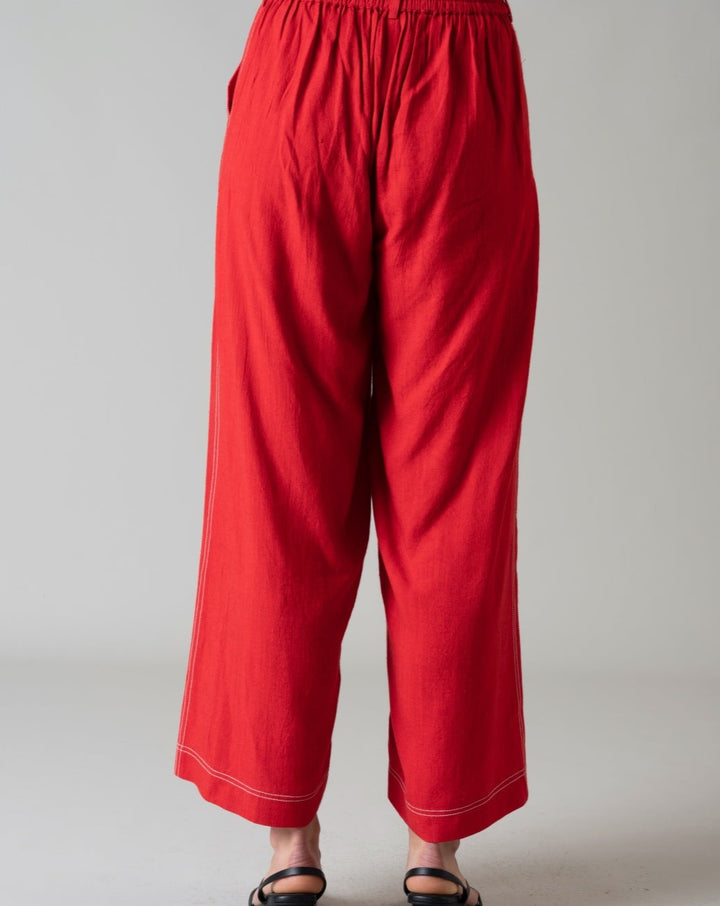 Tushita Mehta In Our Amelie Red Pants