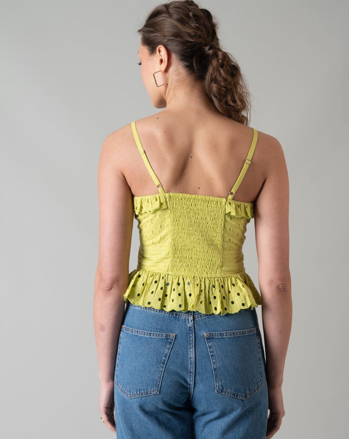 Sylvie Lime Strap Top