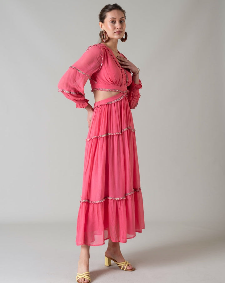 Heidi Ruffled Maxi Dress