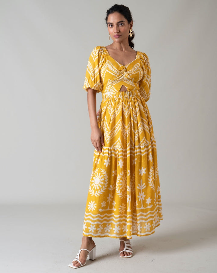 Luna Printed Maxi Dress