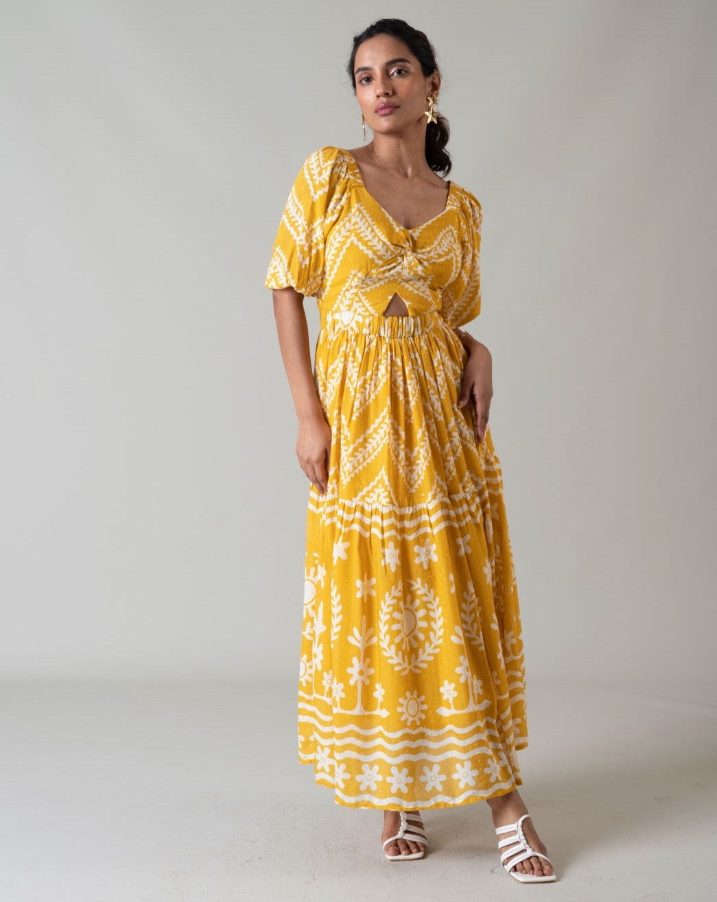 Luna Printed Maxi Dress