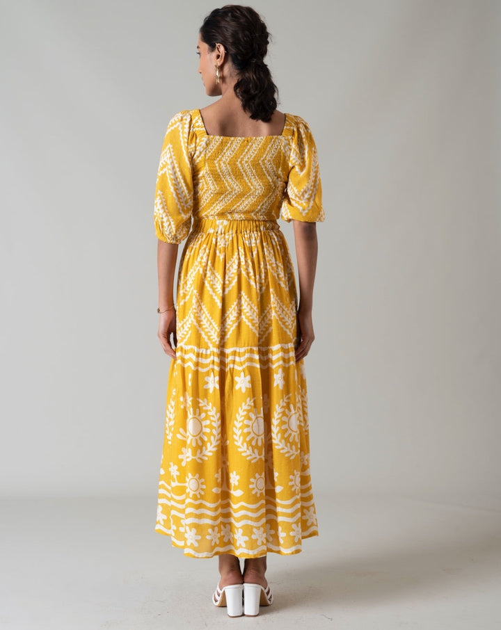 Luna Printed Maxi Dress