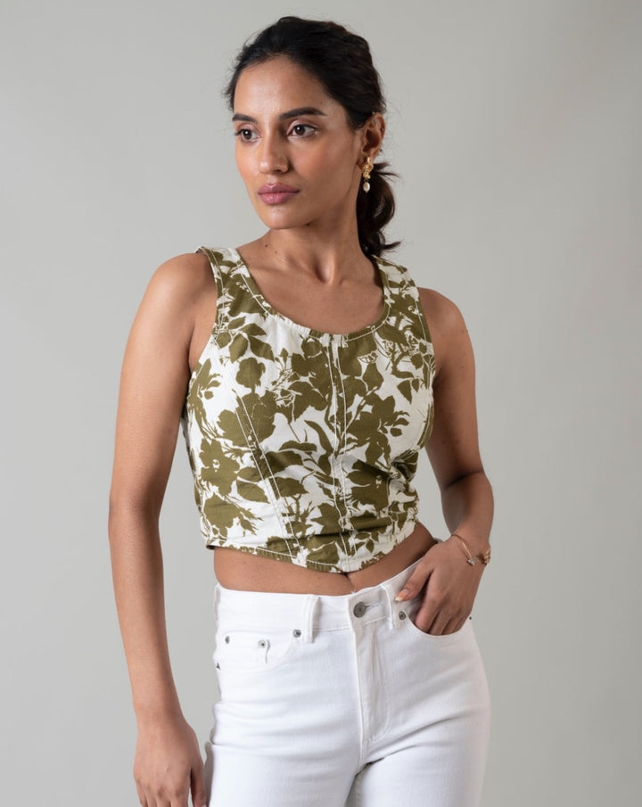 Eden Floral Corset Top