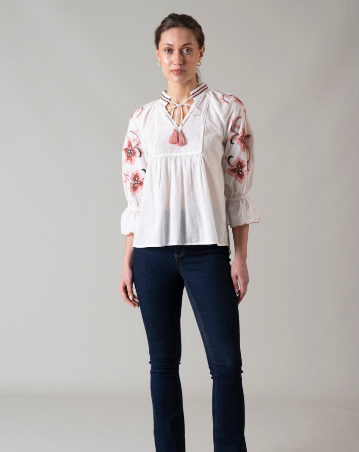 Bella Embroidered Top