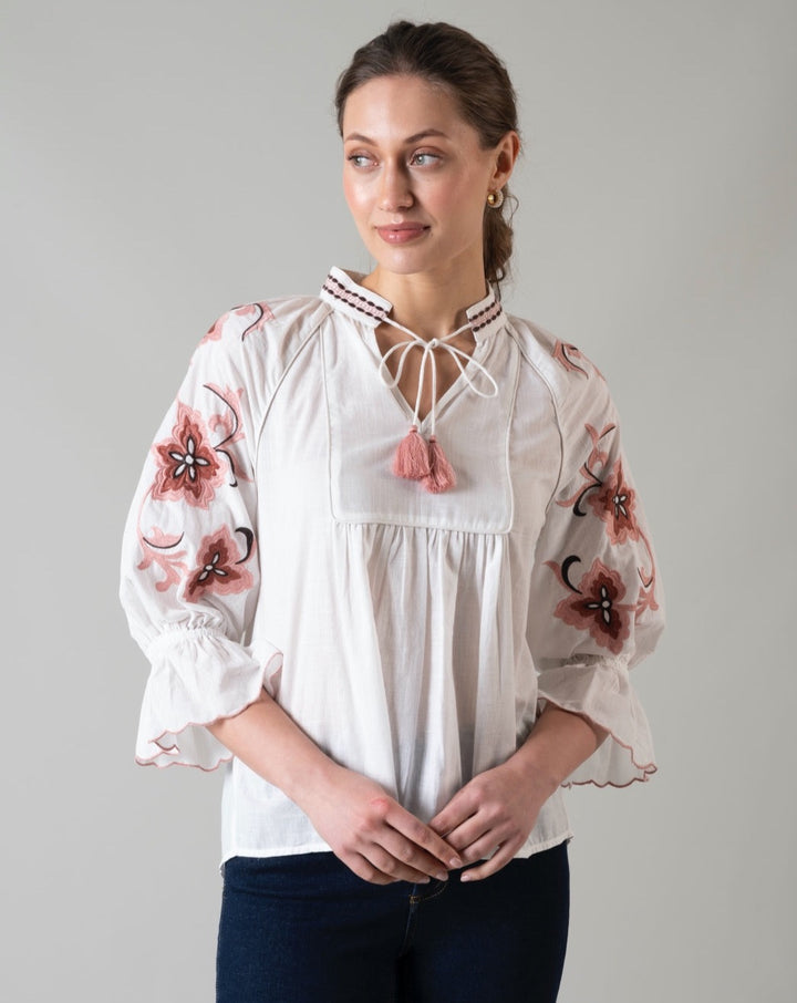 Bella Embroidered Top