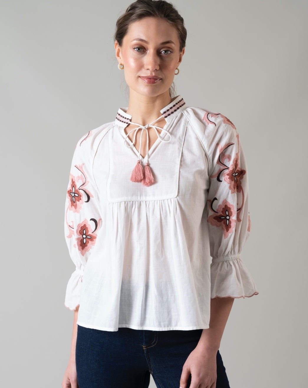 Bella Embroidered Top