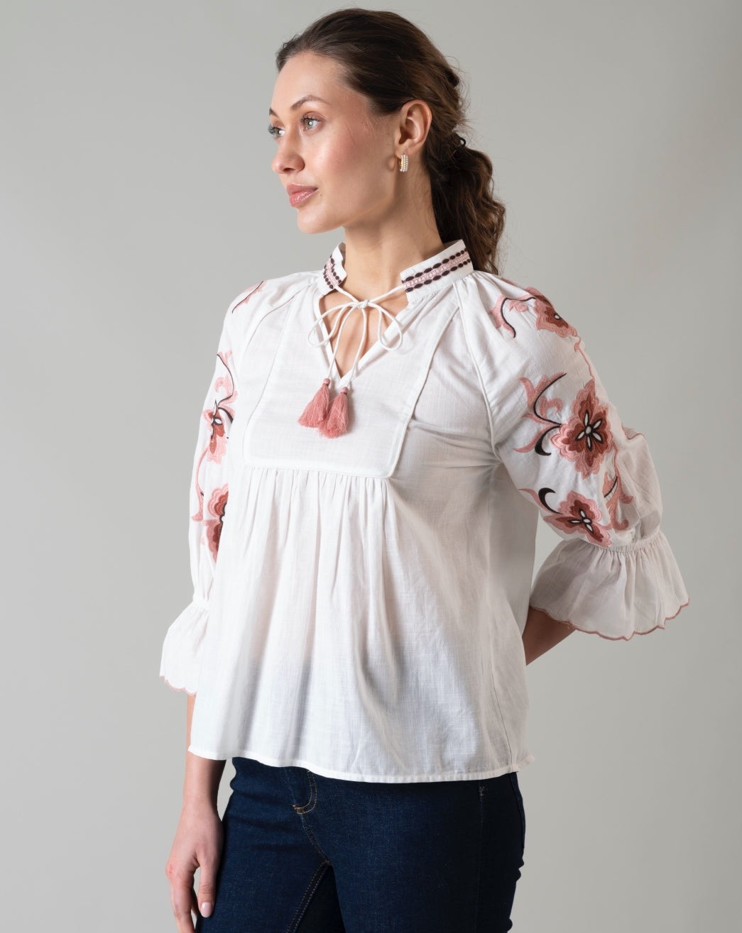 Bella Embroidered Top