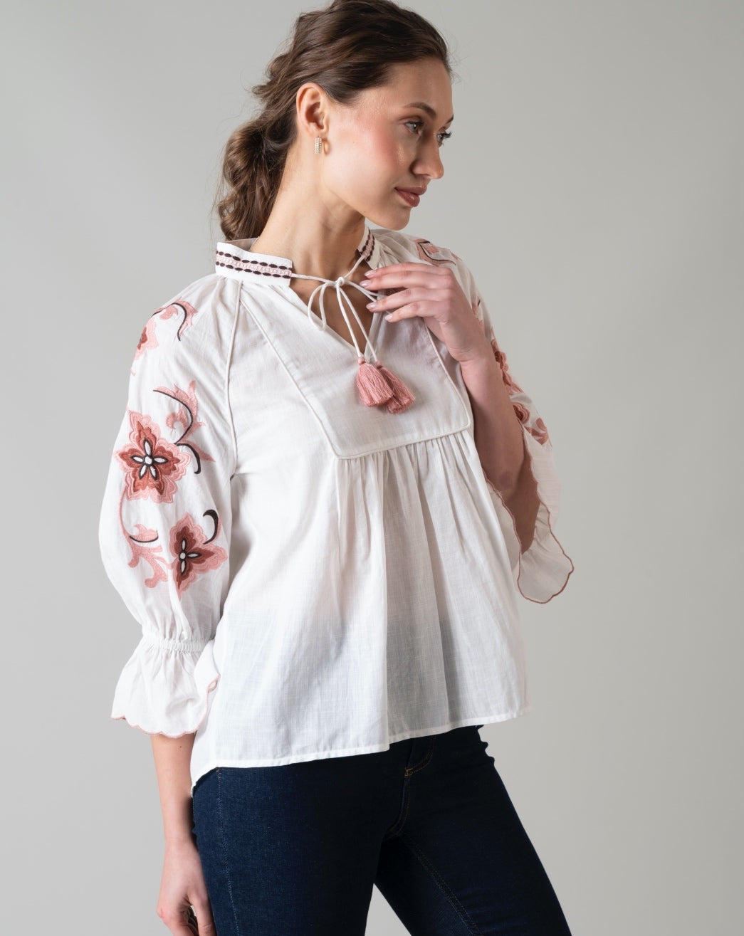 Bella Embroidered Top