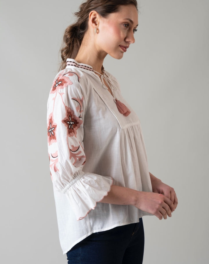 Bella Embroidered Top