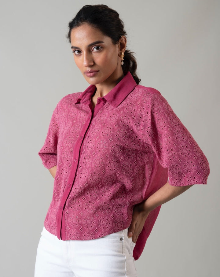 Ava Schiffli Shirt