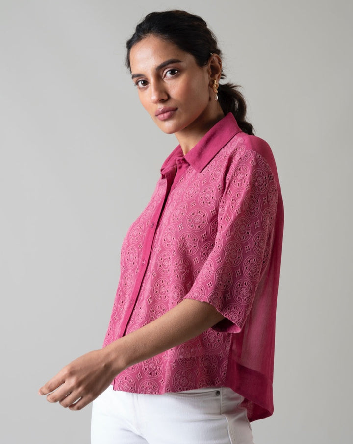 Ava Schiffli Shirt