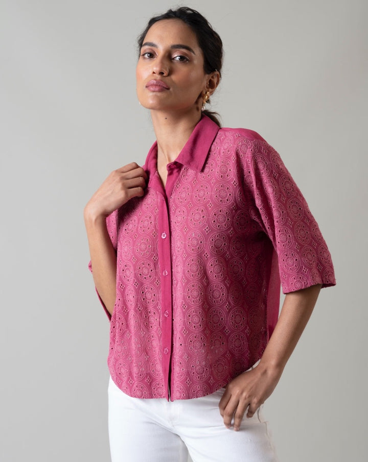 Ava Schiffli Shirt
