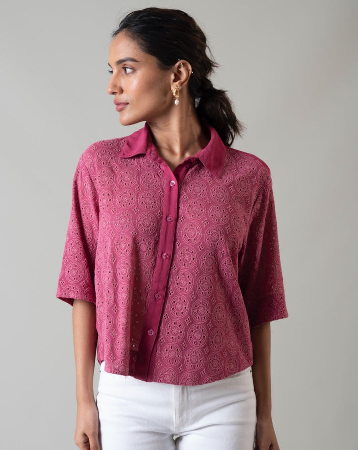 Ava Schiffli Shirt