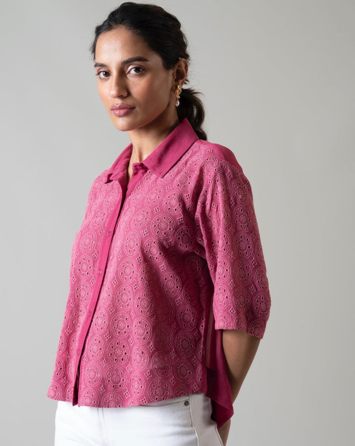Ava Schiffli Shirt
