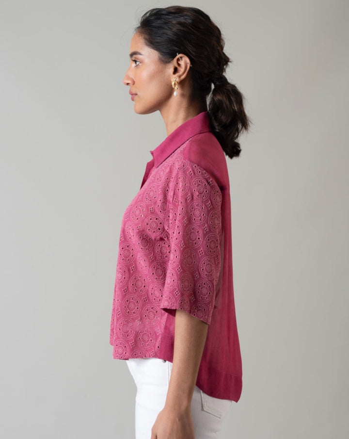 Ava Schiffli Shirt