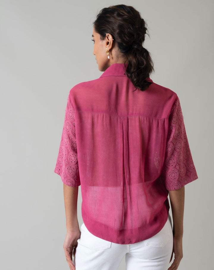 Ava Schiffli Shirt